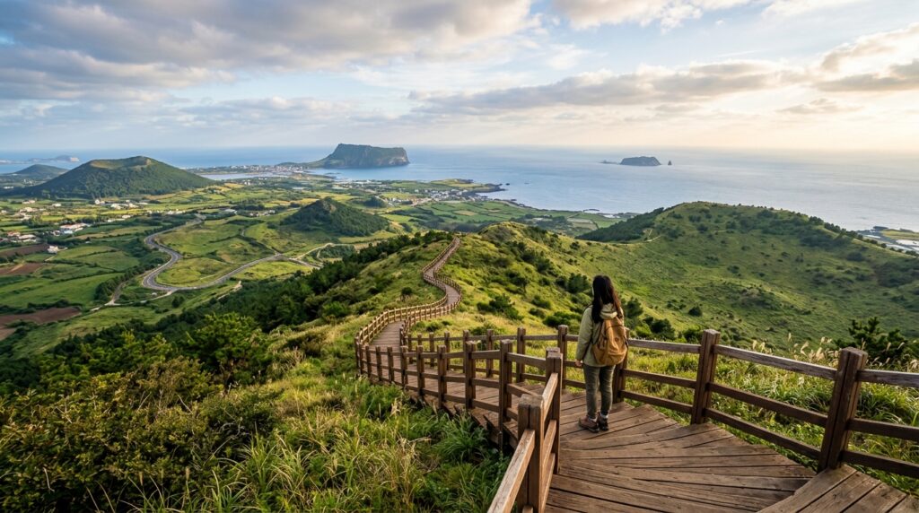 제주 여행 가이드 사이트에 활용하기 좋은 '압도적 뷰를 자랑하는 제주 인기 오름 TOP 10 2편! 대표 이미지