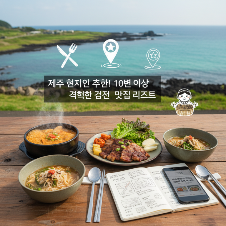 제주 현지인이 추천하는 10번 이상 간 맛집 리스트 대표 이미지