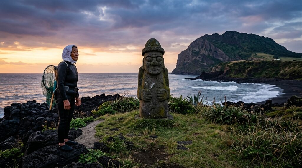 제주도를 만든 거인 여신, 설문대할망 설화 이야기 대표 이미지