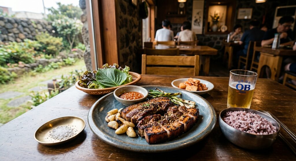 # 제주 서귀포 중문 흑돼지 맛집 '욜다' 솔직 후기 - 분위기까지 맛있는 곳 대표 이미지