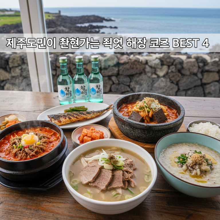 제주도민 추천 해장 코스 BEST 4 은희네해장국부터 숲길까지 대표 이미지