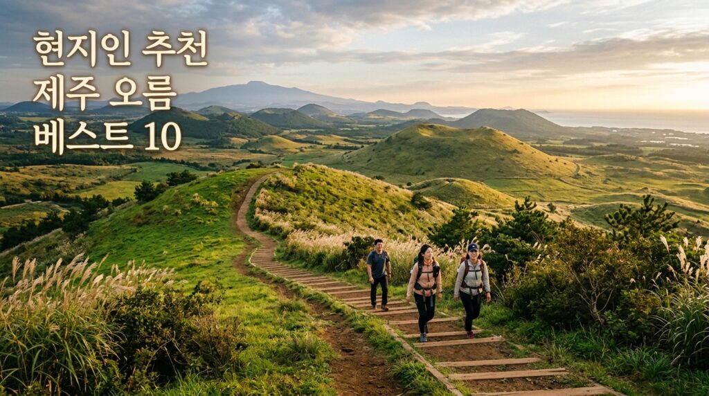 초보자도 가기 좋은 제주 오름 추천 베스트 10 대표 이미지
